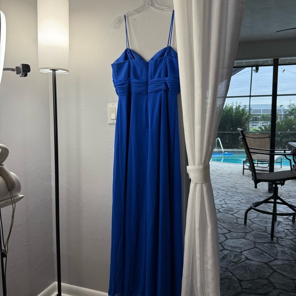 Blue David’s Bridal Dress Size 12 - Picture 6 of 6